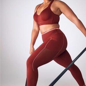 Victoria secret Red Leggings Set. 
VSX Elevate™ Chroma Contours Legging